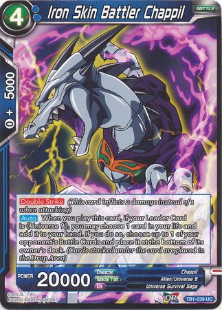 Iron Skin Battler Chappil (TB1-039) [The Tournament of Power] | Odin's Place