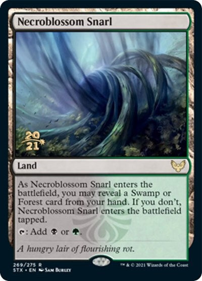 Necroblossom Snarl [Strixhaven: School of Mages Prerelease Promos] | Odin's Place