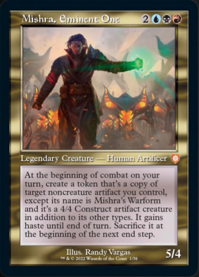 Mishra, Eminent One (001) (Retro) [The Brothers' War Commander] | Odin's Place