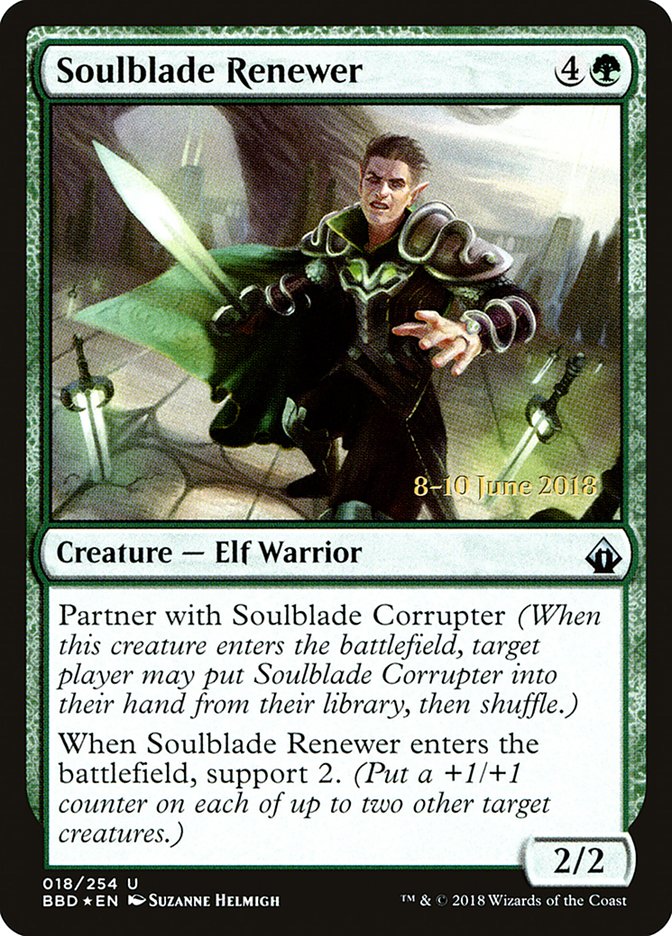 Soulblade Renewer (18) [Battlebond Prerelease Promos] | Odin's Place