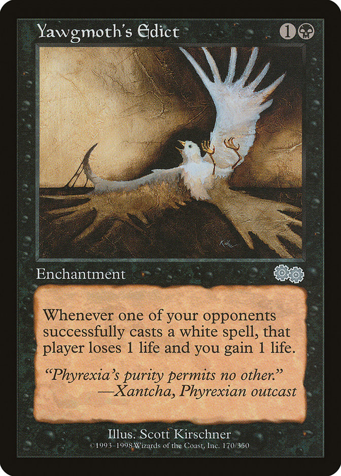Yawgmoth's Edict (170) [Urza's Saga] | Odin's Place