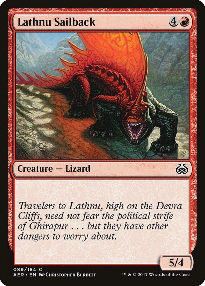 Lathnu Sailback (89) [Aether Revolt] | Odin's Place