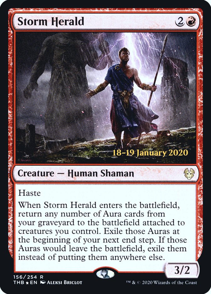 Storm Herald [Theros Beyond Death Prerelease Promos] | Odin's Place