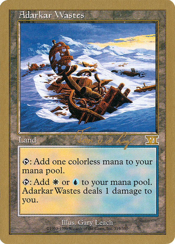 Adarkar Wastes (Tom van de Logt) [World Championship Decks 2000] | Odin's Place