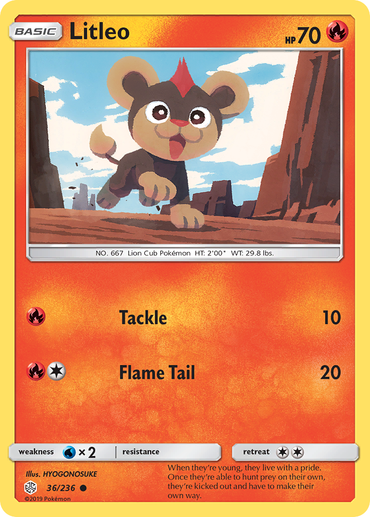 Litleo (36/236) [Sun & Moon: Cosmic Eclipse] | Odin's Place