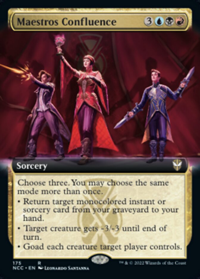 Maestros Confluence (Extended Art) [Streets of New Capenna Commander] | Odin's Place