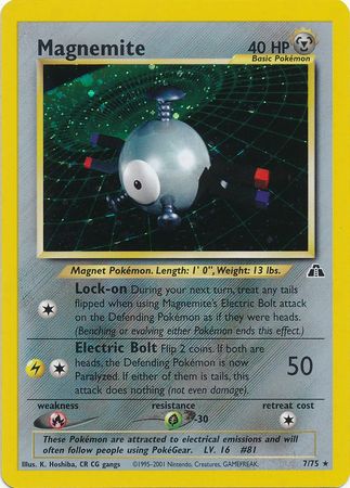 Magnemite (7/75) [Neo Discovery Unlimited] | Odin's Place