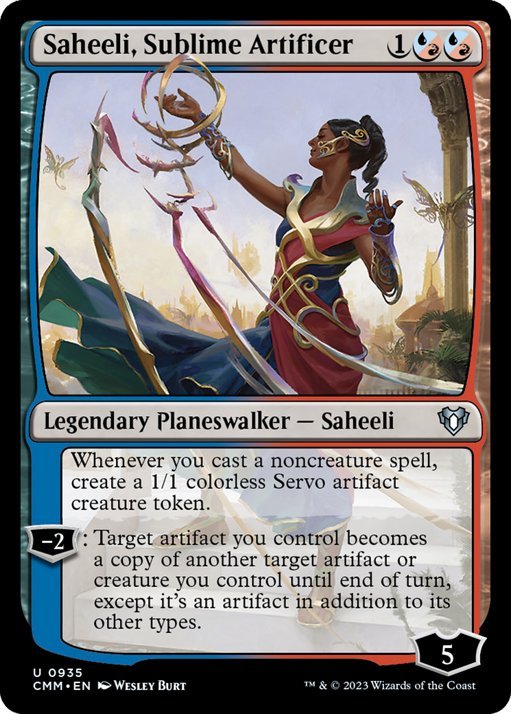 Saheeli, Sublime Artificer [Commander Masters] | Odin's Place