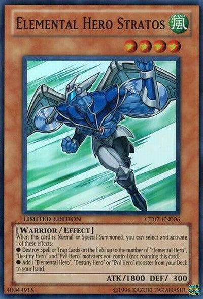 Elemental Hero Stratos [CT07-EN006] Super Rare | Odin's Place