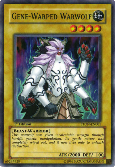 Gene-Warped Warwolf [STON-EN001] Super Rare | Odin's Place