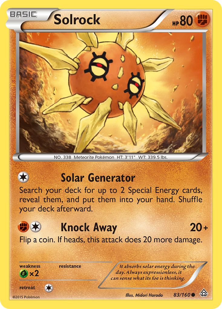 Solrock (83/160) [XY: Primal Clash] | Odin's Place