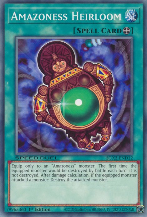 Amazoness Heirloom [SGX3-END12] Common | Odin's Place