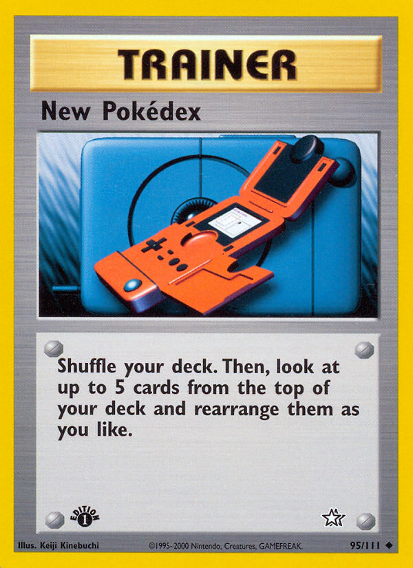 New Pokedex (95/111) [Neo Genesis 1st Edition] | Odin's Place