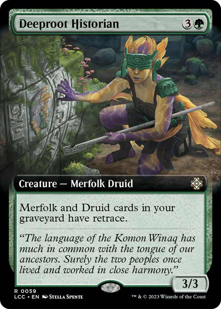 Deeproot Historian (Extended Art) [The Lost Caverns of Ixalan Commander] | Odin's Place