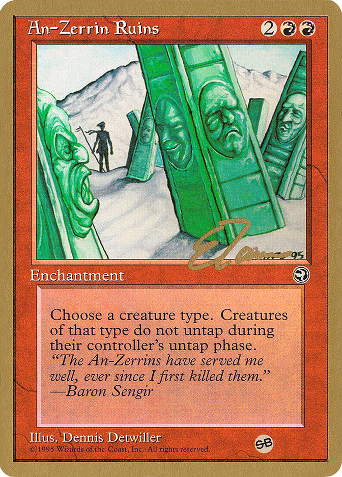 An-Zerrin Ruins (Eric Tam) (SB) [Pro Tour Collector Set] | Odin's Place