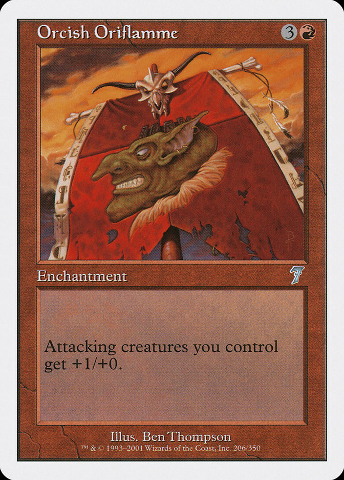 Orcish Oriflamme (206) [Seventh Edition] | Odin's Place