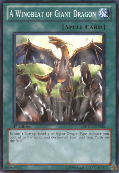A Wingbeat of Giant Dragon [SDDC-EN028] Common | Odin's Place
