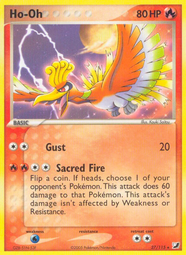Ho Oh (27/115) (Theme Deck Exclusive) [EX: Unseen Forces] | Odin's Place