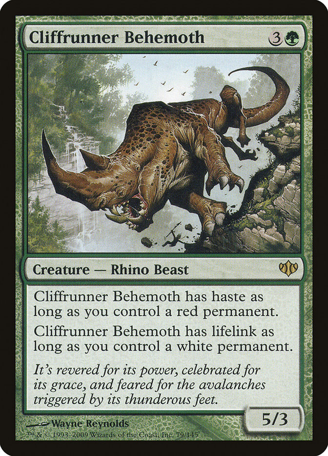 Cliffrunner Behemoth (79) [Conflux] | Odin's Place