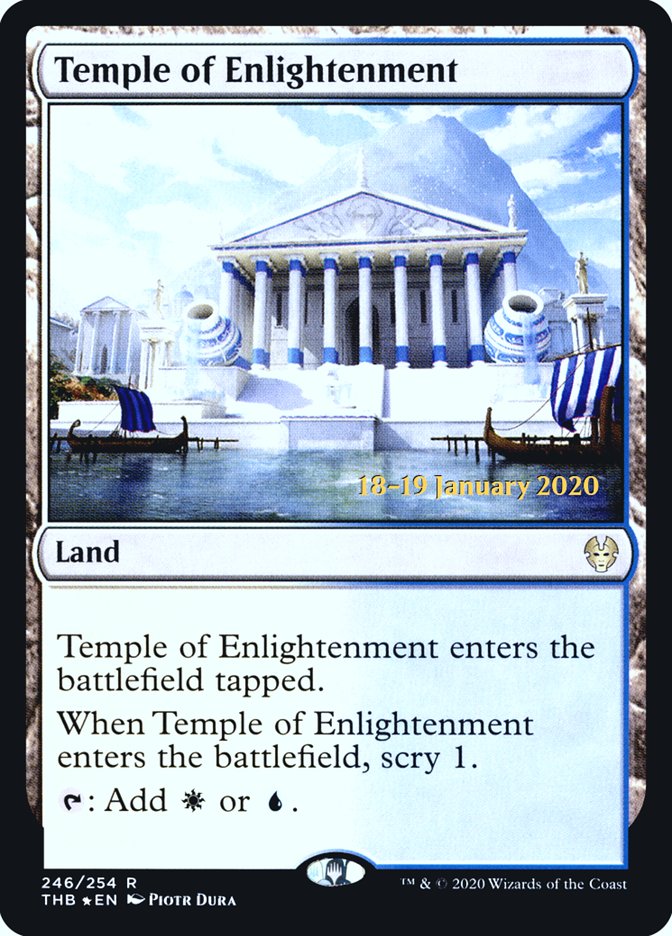 Temple of Enlightenment [Theros Beyond Death Prerelease Promos] | Odin's Place