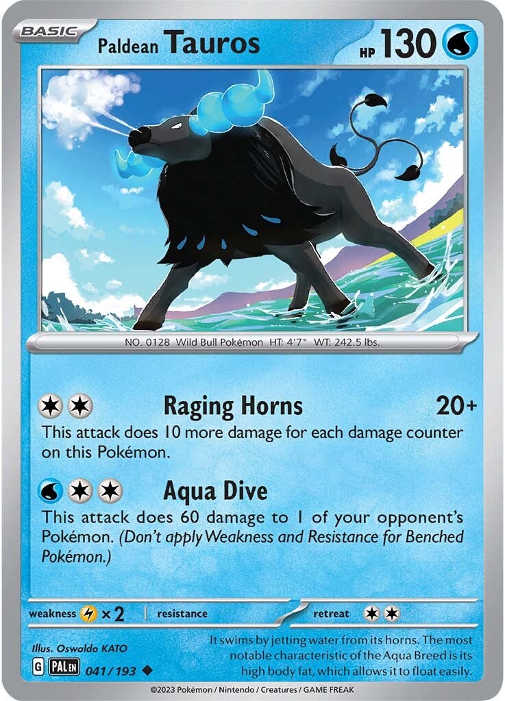 Paldean Tauros (041/193) [Scarlet & Violet: Paldea Evolved] | Odin's Place