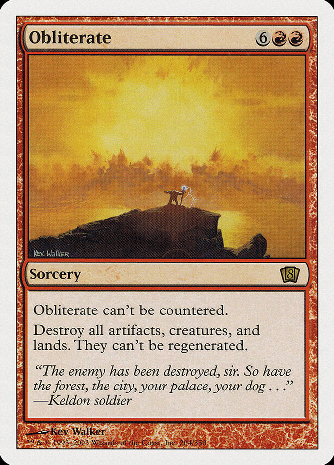 Obliterate (204) [Eighth Edition] | Odin's Place