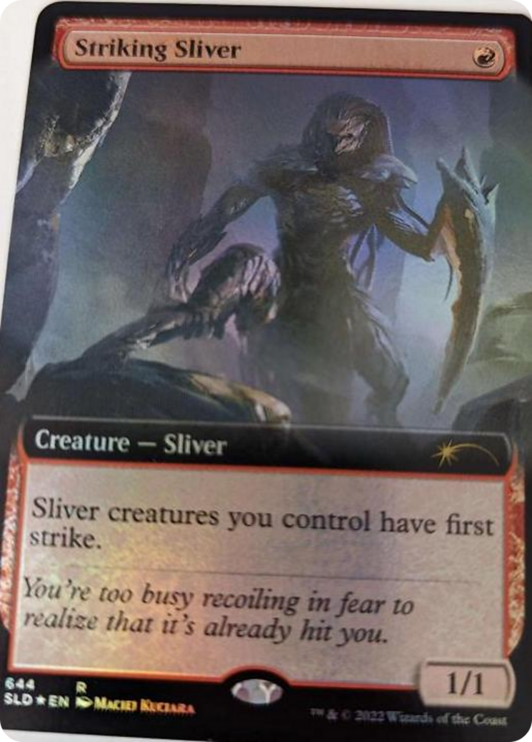 Striking Sliver (Extended Art) [Secret Lair Drop Series] | Odin's Place