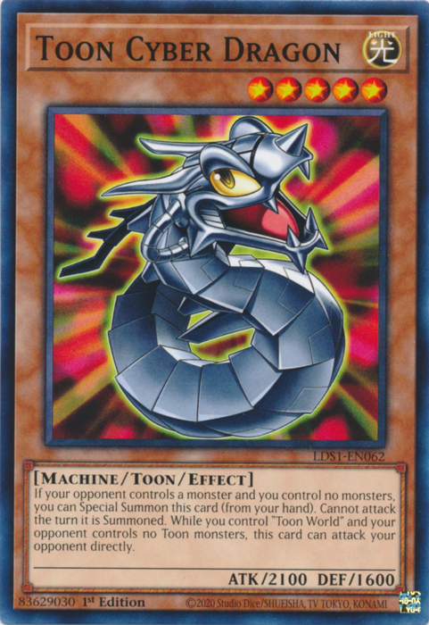 Toon Cyber Dragon [LDS1-EN062] Common | Odin's Place