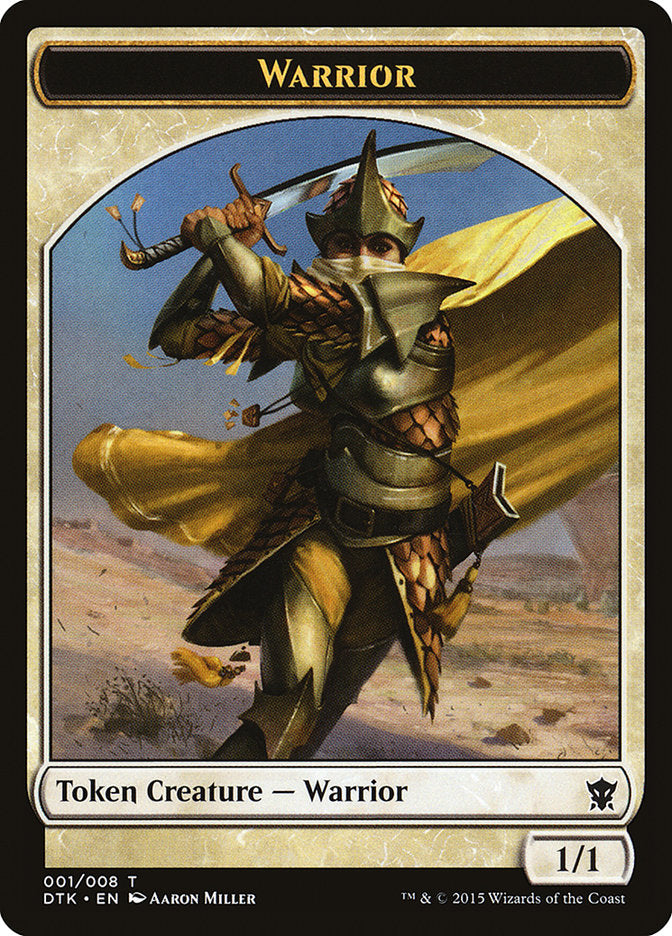 Warrior Token (1) [Dragons of Tarkir Tokens] | Odin's Place