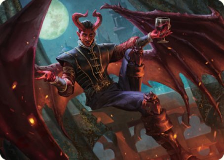 Raphael, Fiendish Savior Art Card (40) [Commander Legends: Battle for Baldur's Gate Art Series] | Odin's Place