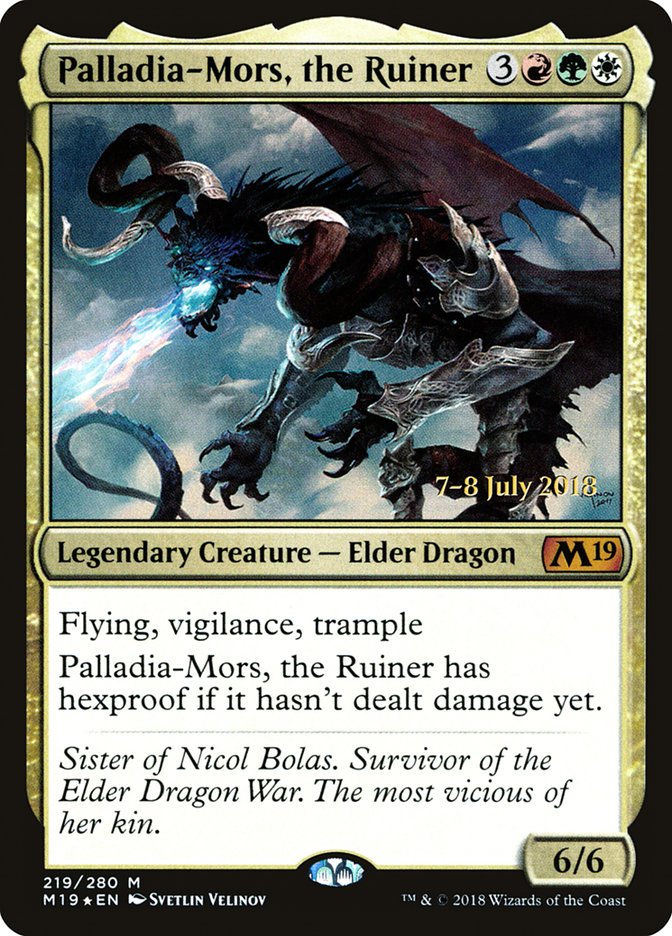Palladia-Mors, the Ruiner (219) [Core Set 2019 Prerelease Promos] | Odin's Place