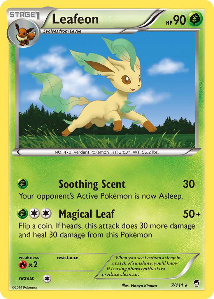 Leafeon (7/111) [XY: Furious Fists] | Odin's Place