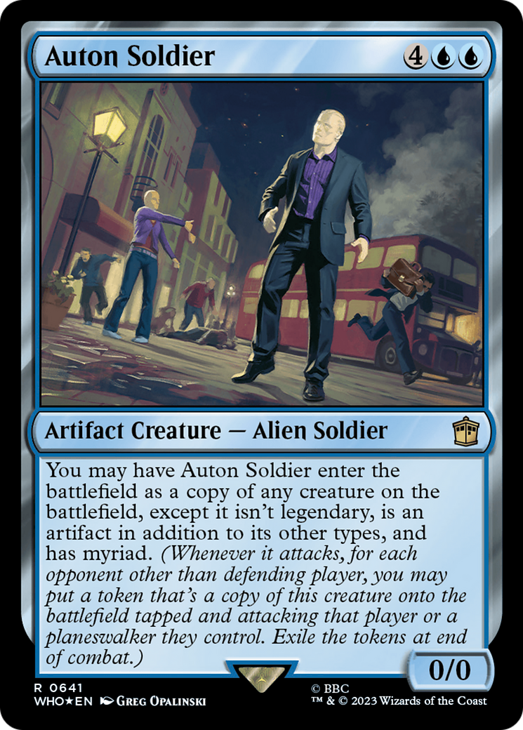 Auton Soldier (Surge Foil) [Doctor Who] | Odin's Place