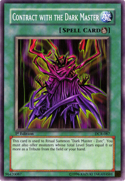 Contract with the Dark Master [DCR-087] Common | Odin's Place