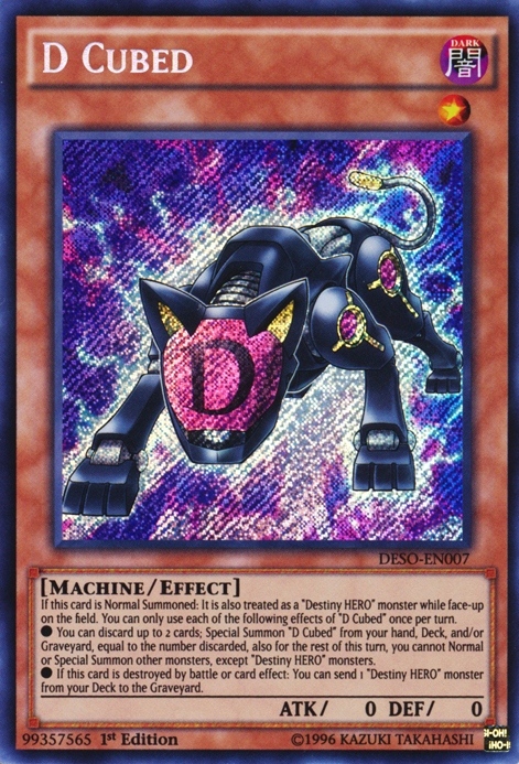 D Cubed [DESO-EN007] Secret Rare | Odin's Place