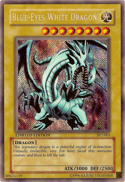 Blue-Eyes White Dragon [BPT-003] Secret Rare | Odin's Place