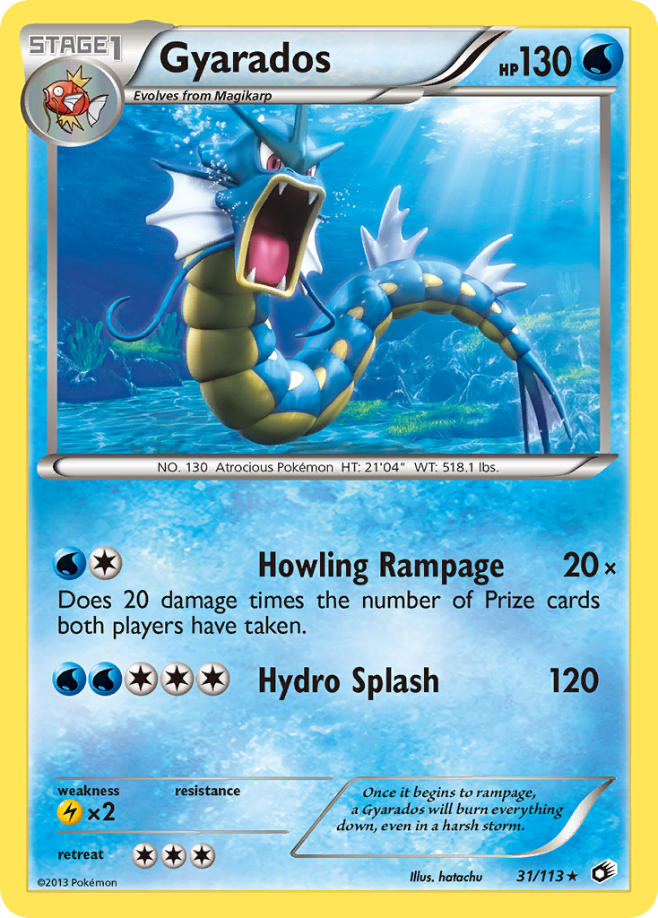 Gyarados (31/113) [Black & White: Legendary Treasures] | Odin's Place