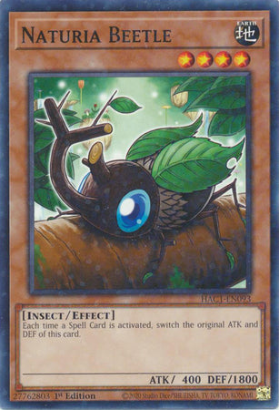 Naturia Beetle (Duel Terminal) [HAC1-EN093] Common | Odin's Place