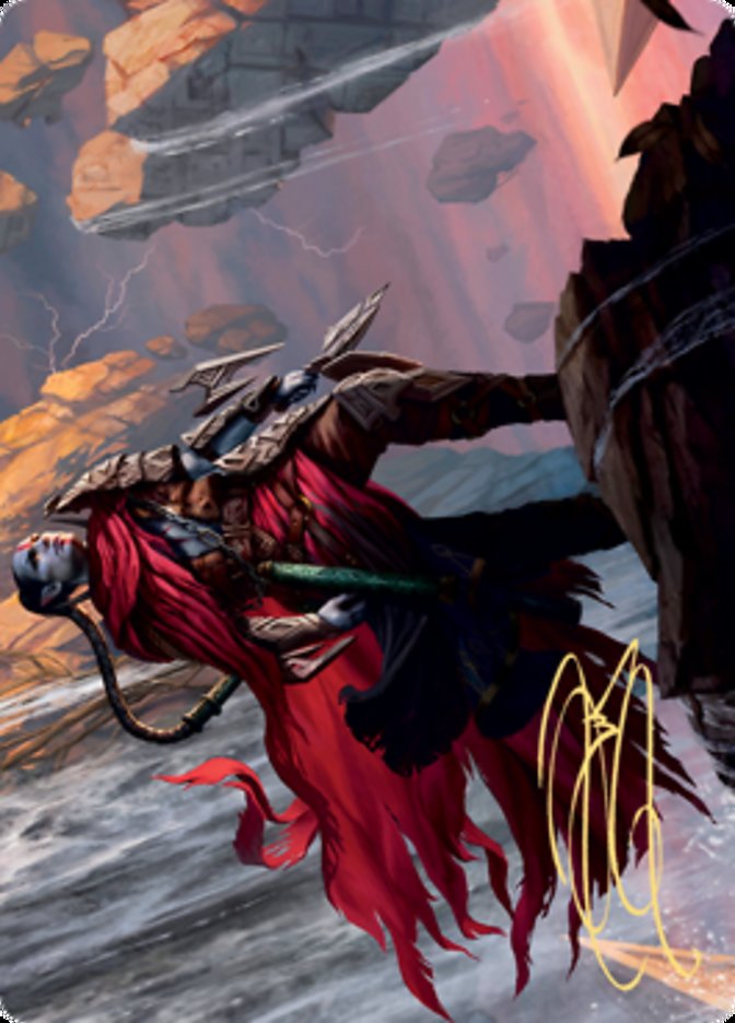 Anowon, the Ruin Thief Art Card (Gold-Stamped Signature) [Zendikar Rising Art Series] | Odin's Place