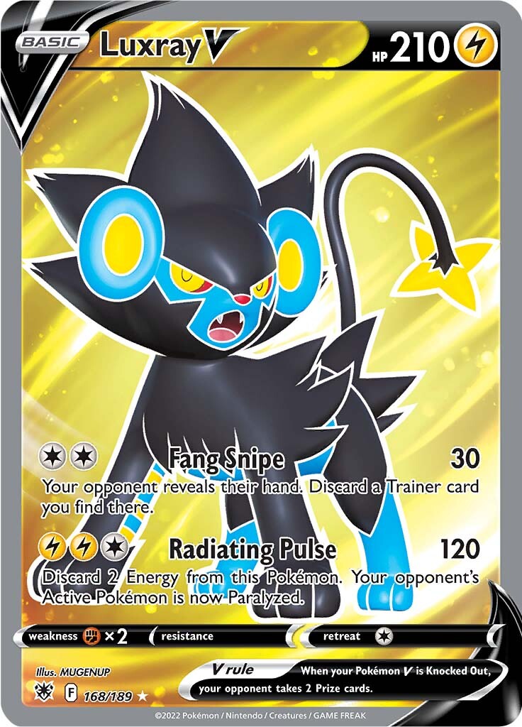 Luxray V (168/189) [Sword & Shield: Astral Radiance] | Odin's Place