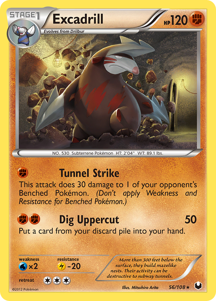 Excadrill (56/108) [Black & White: Dark Explorers] | Odin's Place