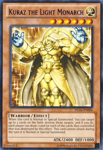 Kuraz the Light Monarch (Purple) [DL16-EN004] Rare | Odin's Place