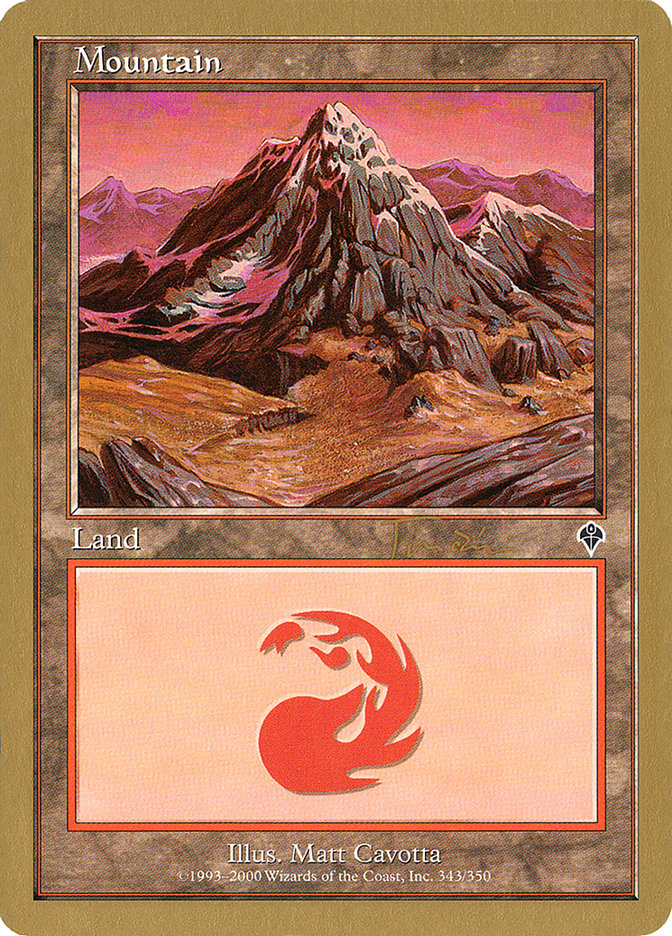 Mountain (jt343a) (Jan Tomcani) (INV) [World Championship Decks 2001] | Odin's Place