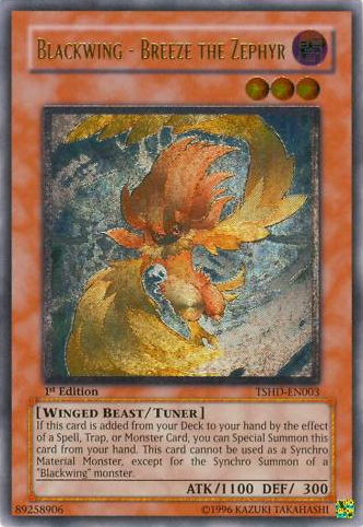 Blackwing - Breeze the Zephyr [TSHD-EN003] Ultimate Rare | Odin's Place