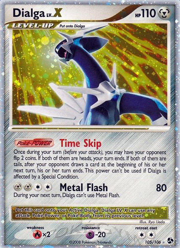 Dialga LV.X (105/106) [Diamond & Pearl: Great Encounters] | Odin's Place