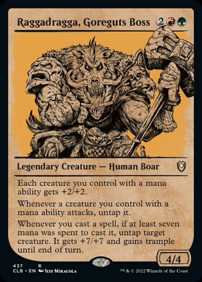Raggadragga, Goreguts Boss (Showcase) [Commander Legends: Battle for Baldur's Gate] | Odin's Place