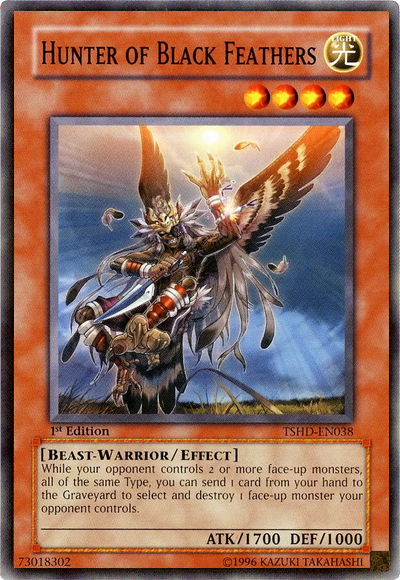 Hunter of Black Feathers [TSHD-EN038] Common | Odin's Place
