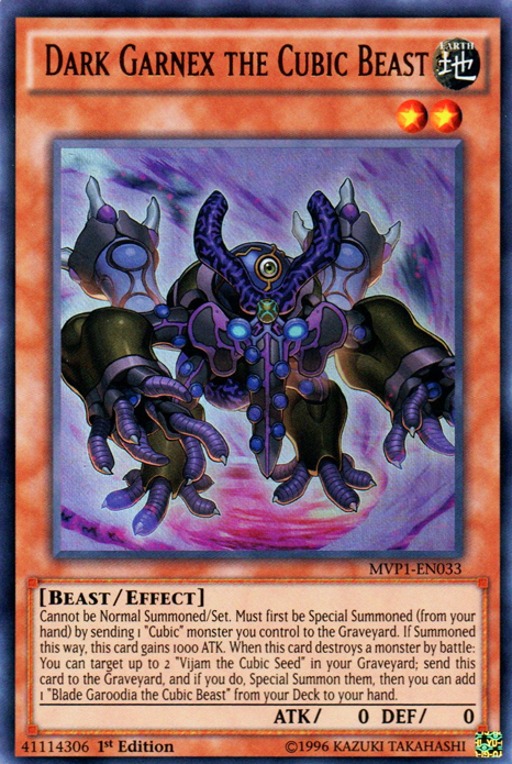Dark Garnex the Cubic Beast [MVP1-EN033] Ultra Rare | Odin's Place