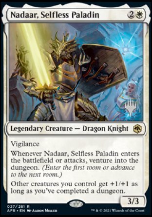 Nadaar, Selfless Paladin (Promo Pack) [Dungeons & Dragons: Adventures in the Forgotten Realms Promos] | Odin's Place