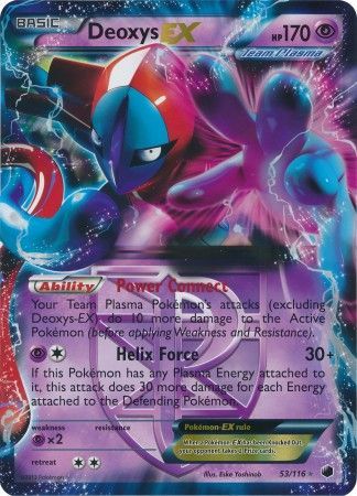 Deoxys EX (53/116) (Jumbo Card) [Black & White: Plasma Freeze] | Odin's Place